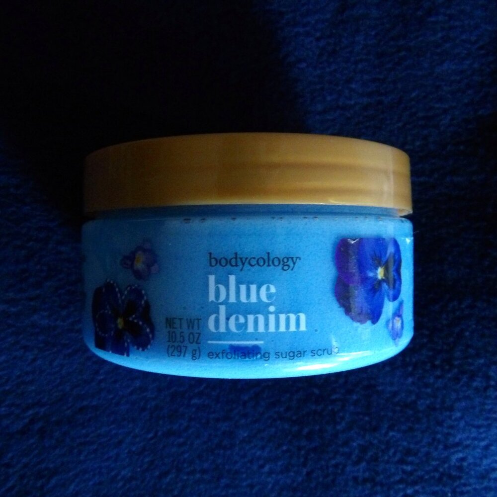 Bodycology Blue Denim 10.5 oz Body Scrub *New*